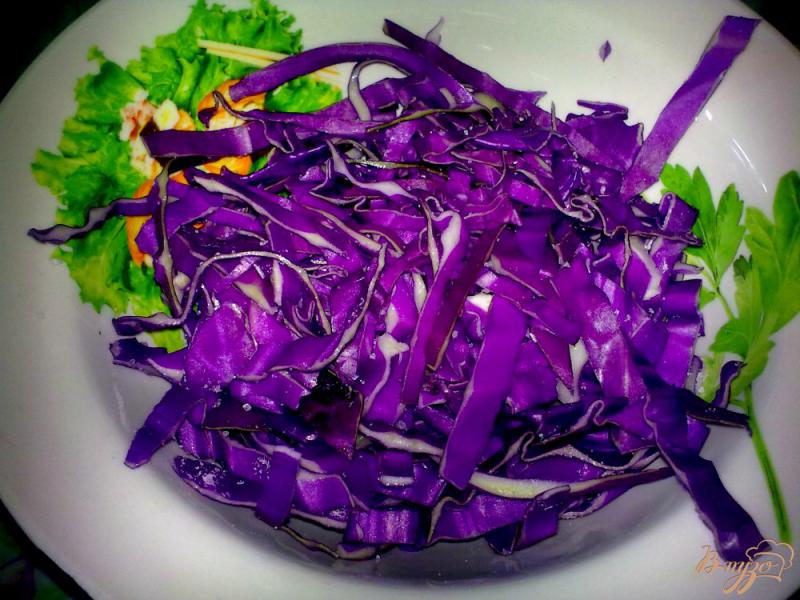 Фото приготовление рецепта: Салат из капусты с брынзой шаг №1