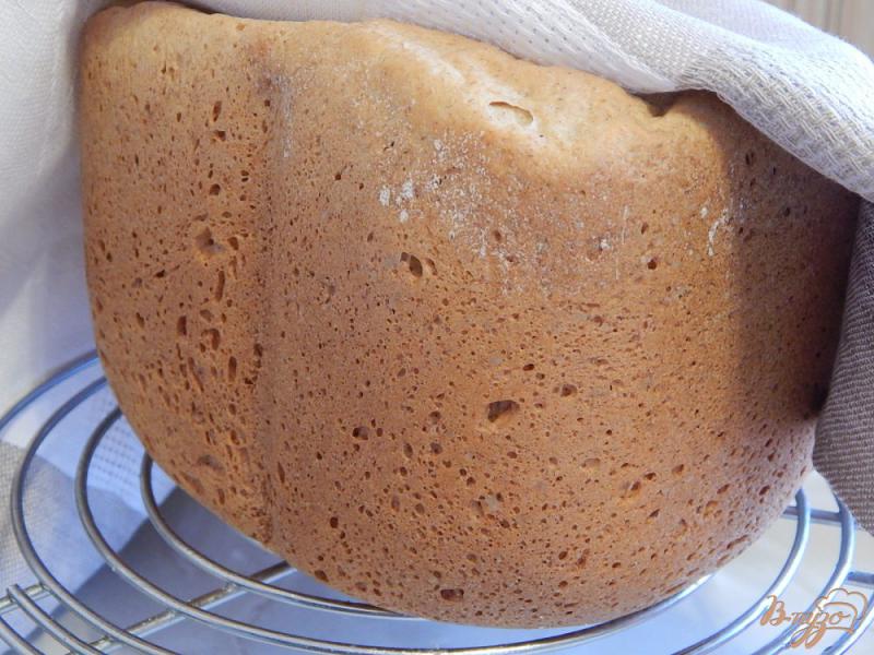 Фото приготовление рецепта: Пшенично-ржаной хлеб в хлебопечке шаг №4