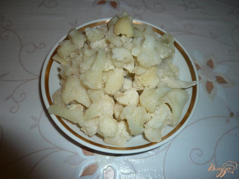 Фото приготовление рецепта: Похлебка с фасолью и цветной капустой шаг №3
