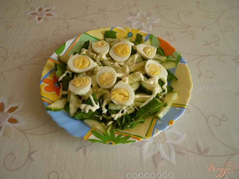 Фото приготовление рецепта: Салат с палтусом шаг №5
