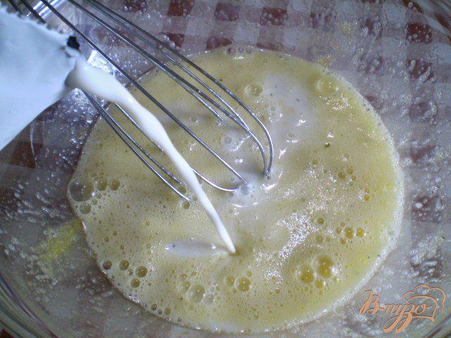 Фото приготовление рецепта: Блинчики с мятой, корицей и ванилью шаг №3