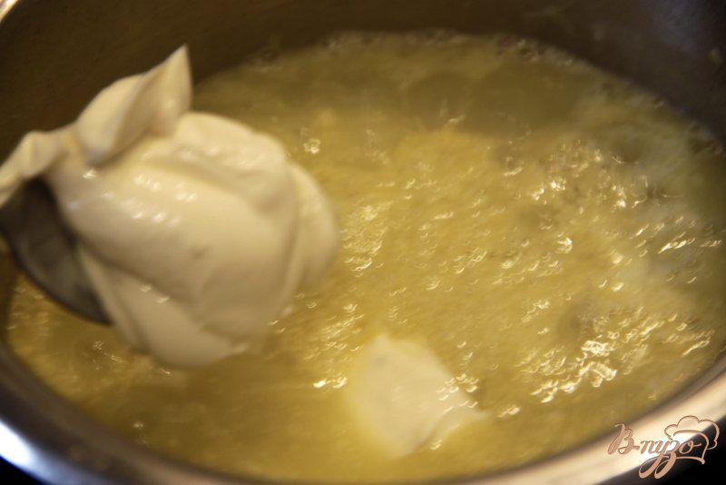Фото приготовление рецепта: Кабачковый сливочный суп с овсяными хлопьями шаг №4