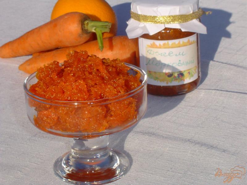 Фото приготовление рецепта: Джем морковный с апельсиновой ноткой шаг №5