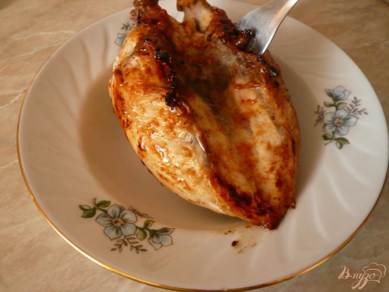 Фото приготовление рецепта: Куриная грудка с гарниром из цветной капусты шаг №4