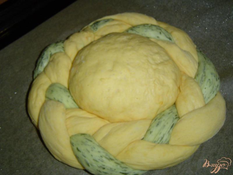 Фото приготовление рецепта: Хлеб «Цвета осени» шаг №8