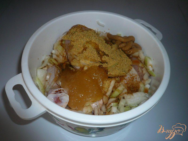 Фото приготовление рецепта: Курица в остро-сладком соусе шаг №2