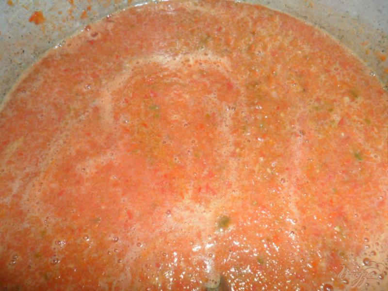 Фото приготовление рецепта: Фасоль на зиму в красном соусе шаг №4