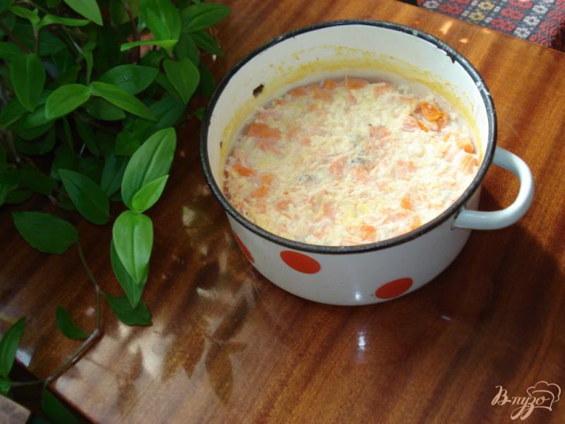 Фото приготовление рецепта: Запеканка тыквенно-рисовая с цукатами шаг №2