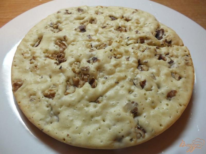 Фото приготовление рецепта: Пирог соленый ореховый на растительном масле шаг №8