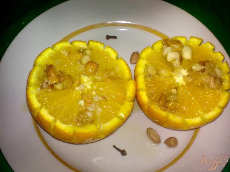 Фото приготовление рецепта: Апельсины в духовке шаг №5