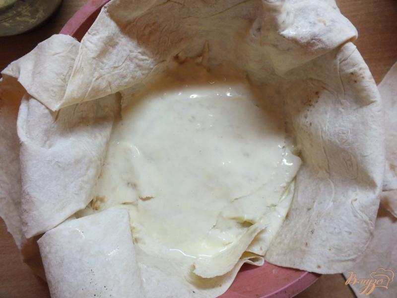 Фото приготовление рецепта: Пирог с картошкой и брынзой ил листового лаваша шаг №6