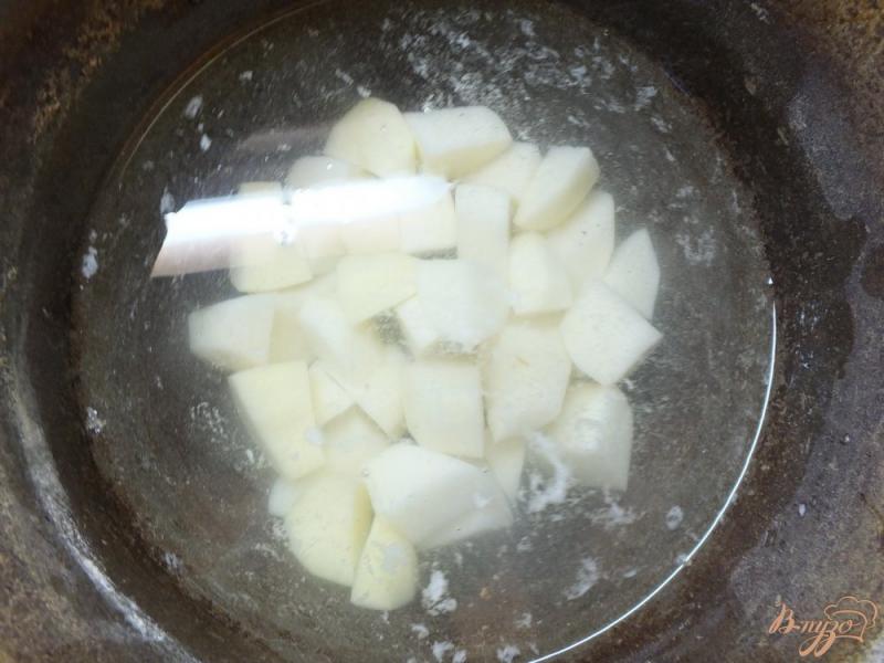 Фото приготовление рецепта: Пирог с картошкой и брынзой ил листового лаваша шаг №1