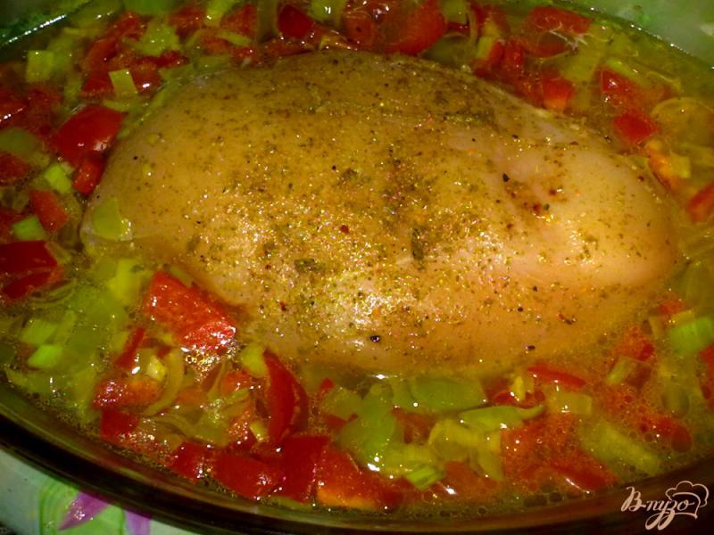 Фото приготовление рецепта: Куриное филе из духовки шаг №7