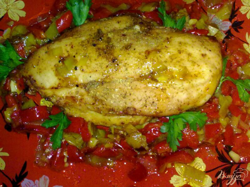 Фото приготовление рецепта: Куриное филе из духовки шаг №8
