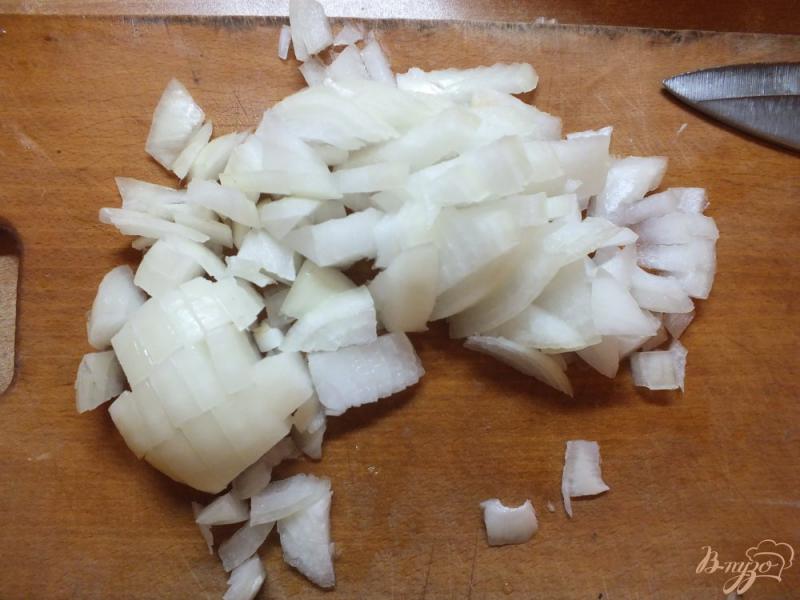 Фото приготовление рецепта: Курица в маринаде из кетчупа и зерновой горчицы с луком шаг №2