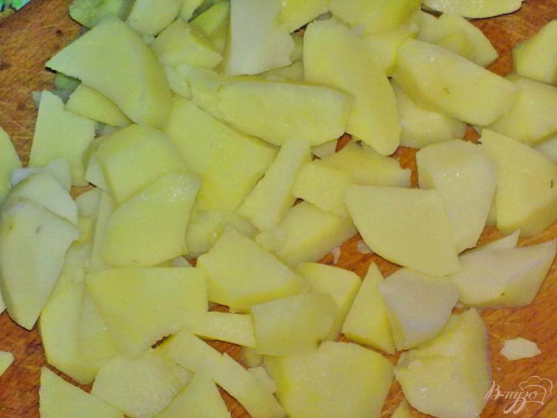 Фото приготовление рецепта: Картофель в соусе с овощами шаг №6
