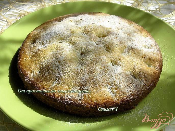 Фото приготовление рецепта: Пирог с виноградом шаг №6