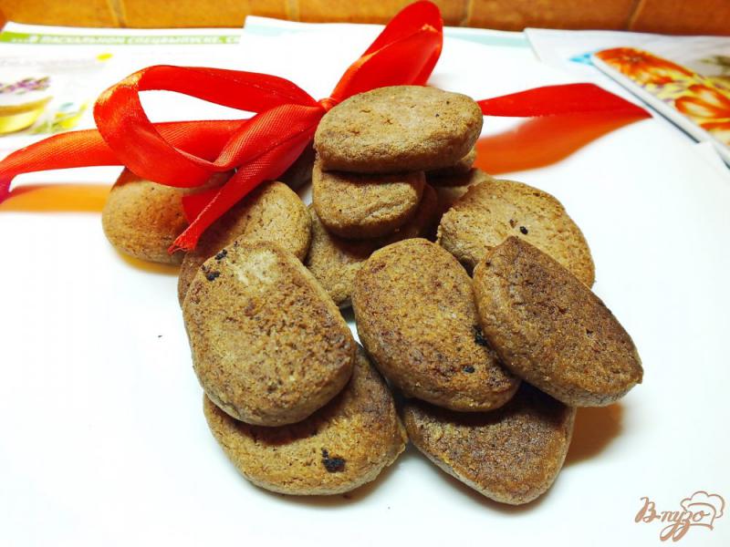 Фото приготовление рецепта: Рождественское шоколадное печенье шаг №10