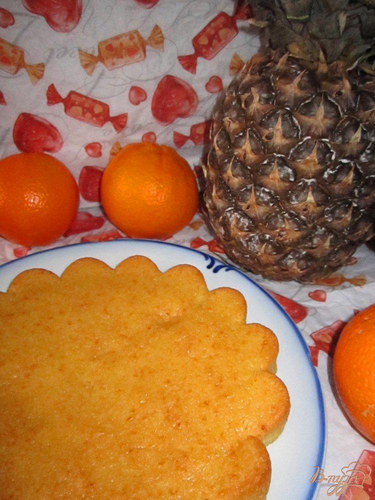 Фото приготовление рецепта: Апельсиновый манник шаг №5