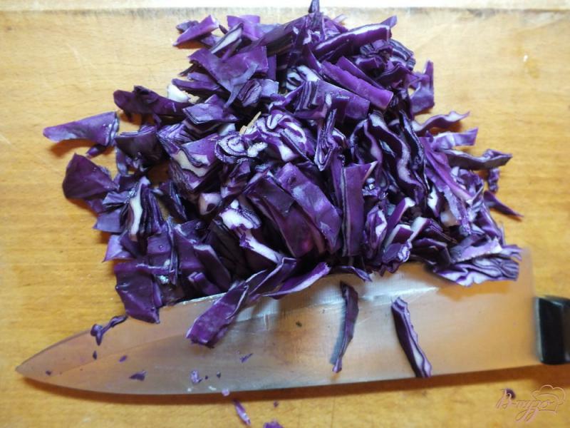 Фото приготовление рецепта: Вкуснейший суп из фиолетовой капусты шаг №3