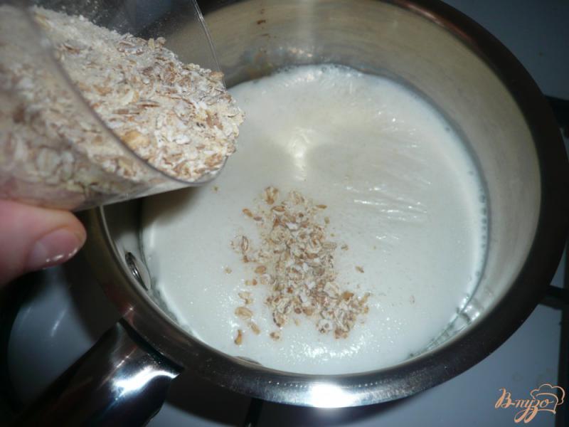 Фото приготовление рецепта: Молочная каша с медом шаг №3