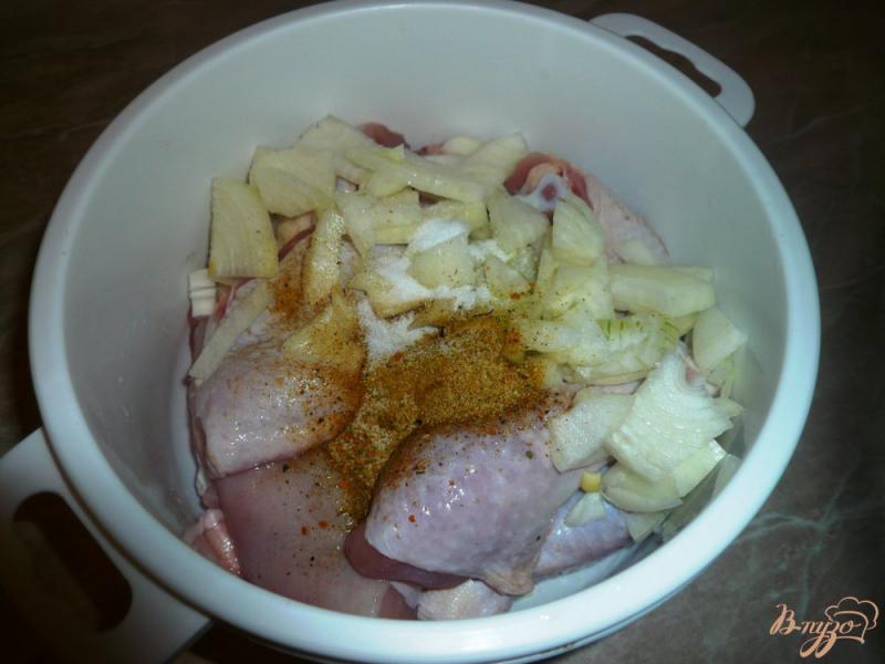Фото приготовление рецепта: Курица в кунжуте шаг №3