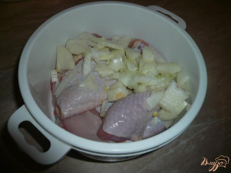 Фото приготовление рецепта: Курица в кунжуте шаг №2