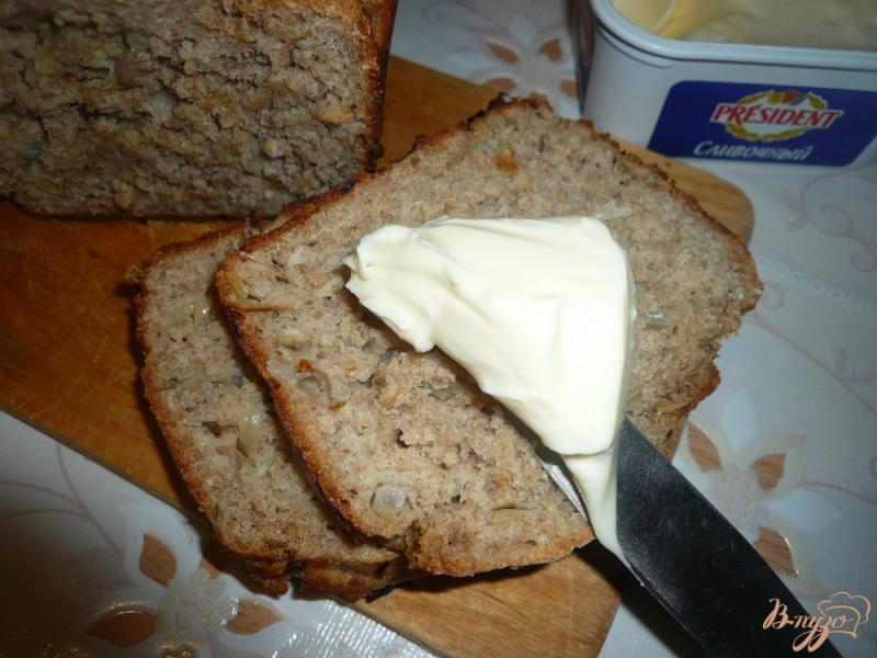 Фото приготовление рецепта: Овсяный хлеб с луком шаг №10