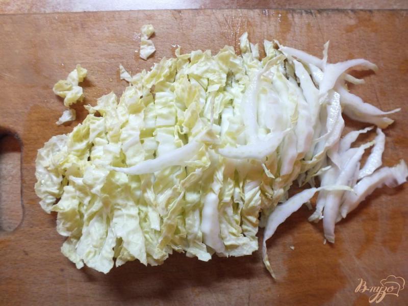 Фото приготовление рецепта: Салат из соленостей шаг №4