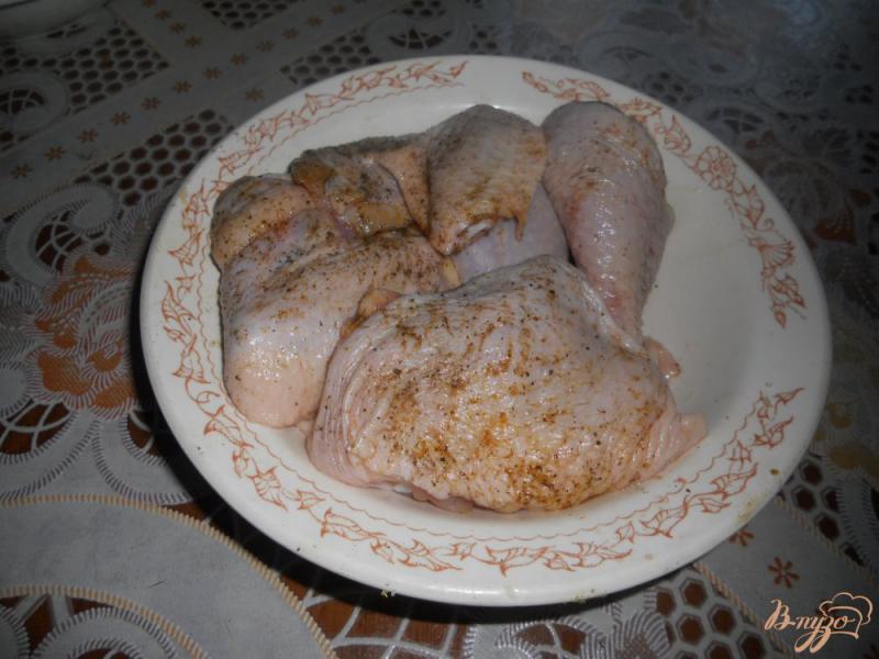 Фото приготовление рецепта: Курица с овощами в рукаве для запекания шаг №2