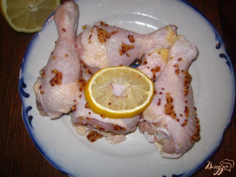 Фото приготовление рецепта: Куриные голени в лимонно-горчичном маринаде шаг №1