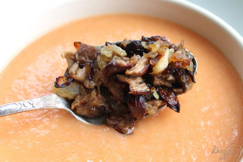 Фото приготовление рецепта: Крем-суп с грибами шаг №8