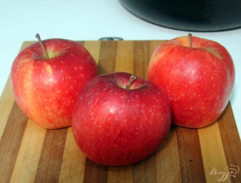 Фото приготовление рецепта: Блинчики с яблоками шаг №5