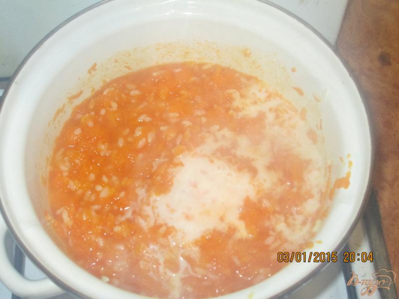 Фото приготовление рецепта: Каша из тыквы с рисом шаг №3