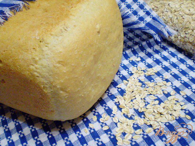 Фото приготовление рецепта: Хлеб пшеничный с хлопьями «Геркулес» шаг №5