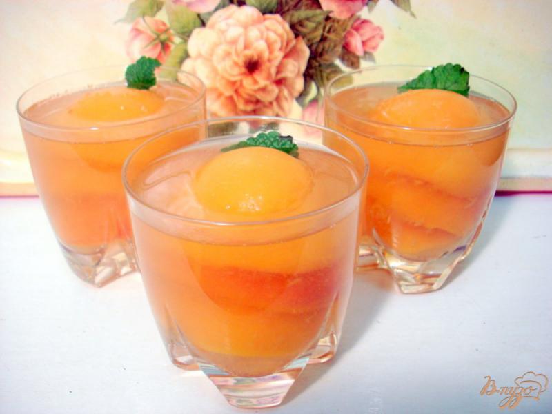 Фото приготовление рецепта: Персиковый  десерт шаг №5