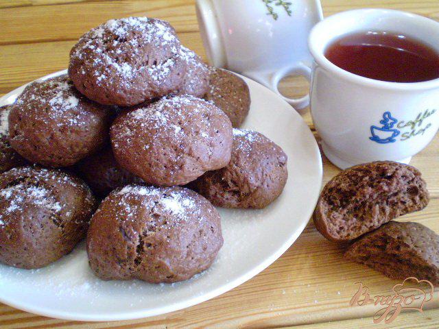 Фото приготовление рецепта: Печенье с какао шаг №9