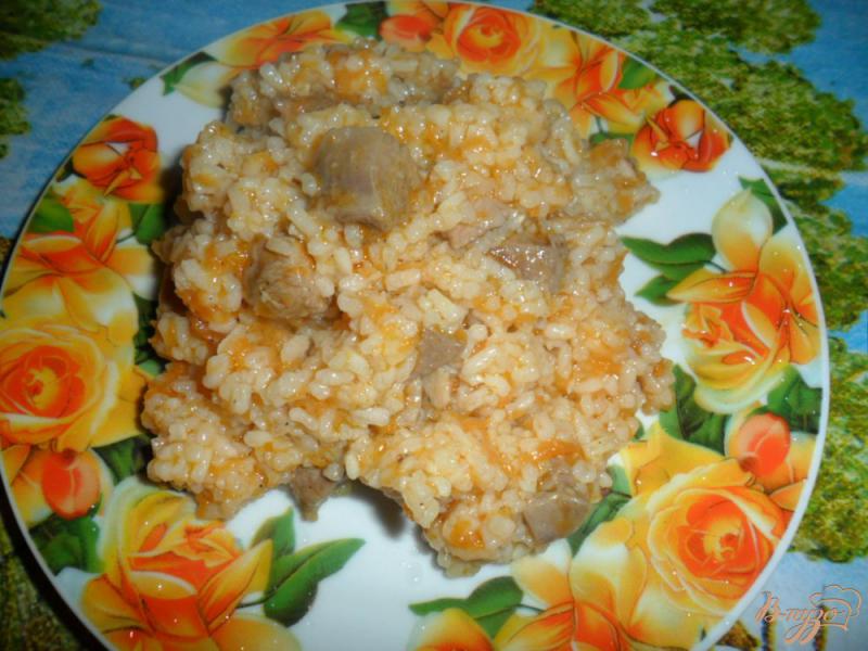 Фото приготовление рецепта: Рис с мясом шаг №5