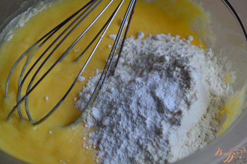 Фото приготовление рецепта: Вафли с лимонным курдом и шоколадными каплями шаг №4