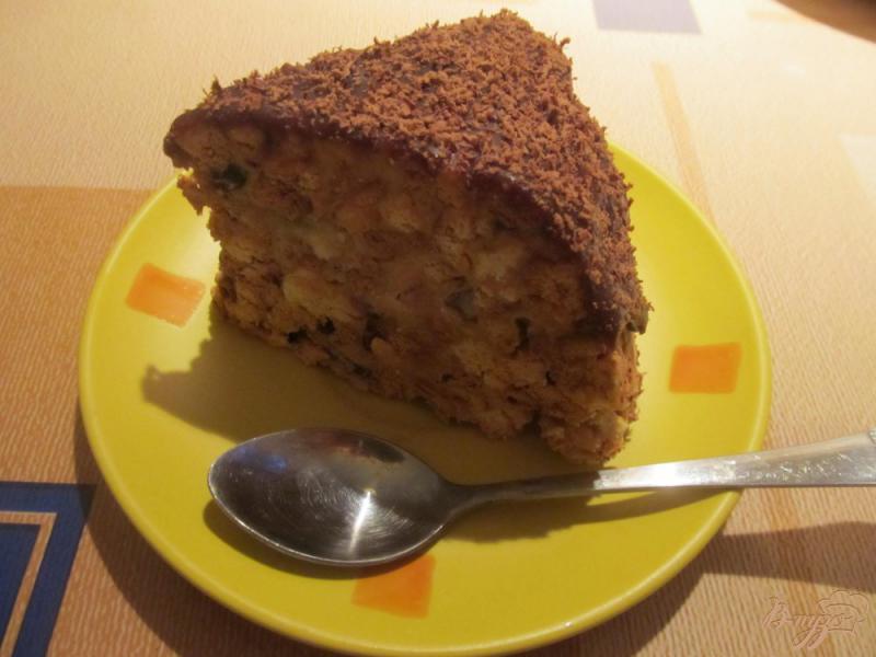 Фото приготовление рецепта: Торт «Муравейник» в шоколадной глазури шаг №12
