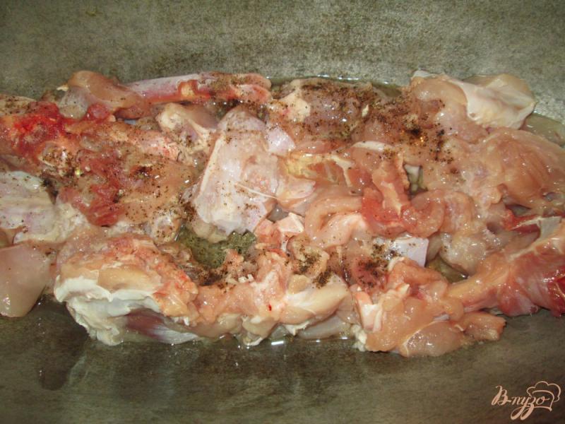 Фото приготовление рецепта: Тушеный кролик в сметане шаг №2
