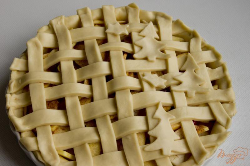 Фото приготовление рецепта: Пирог с яблоками шаг №6