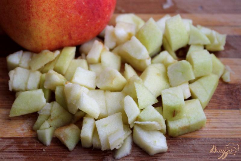 Фото приготовление рецепта: Овсяные корзинки с пряным яблоком шаг №5