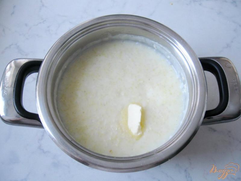Фото приготовление рецепта: Молочная каша из пшена с рисом шаг №6