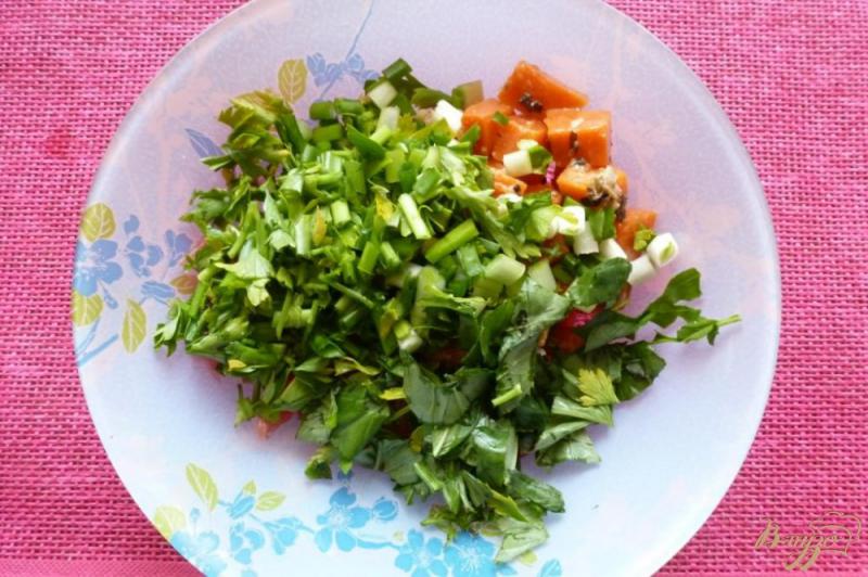Фото приготовление рецепта: Салат из курицы с грейпфрутом шаг №3