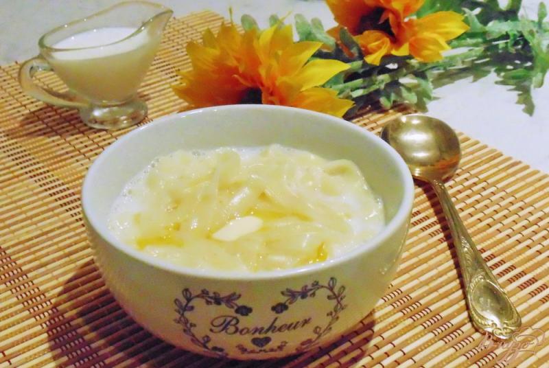 Фото приготовление рецепта: Молочный суп с лапшой шаг №5
