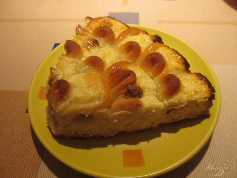 Фото приготовление рецепта: Пирог творожный «Хризантема» шаг №14