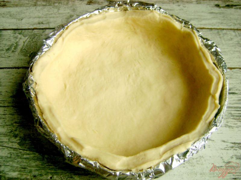 Фото приготовление рецепта: Творожно-черничный пирог на 23е февраля шаг №7