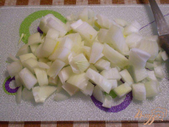 Фото приготовление рецепта: Грибы с овощами в мультиварке шаг №3