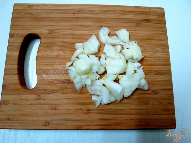 Фото приготовление рецепта: Суп пюре из горошка и шпината шаг №4